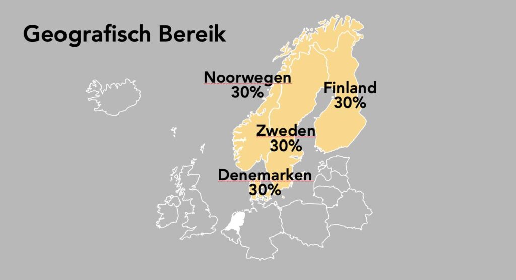 MOCTB Geografisch bereik Scandinavie